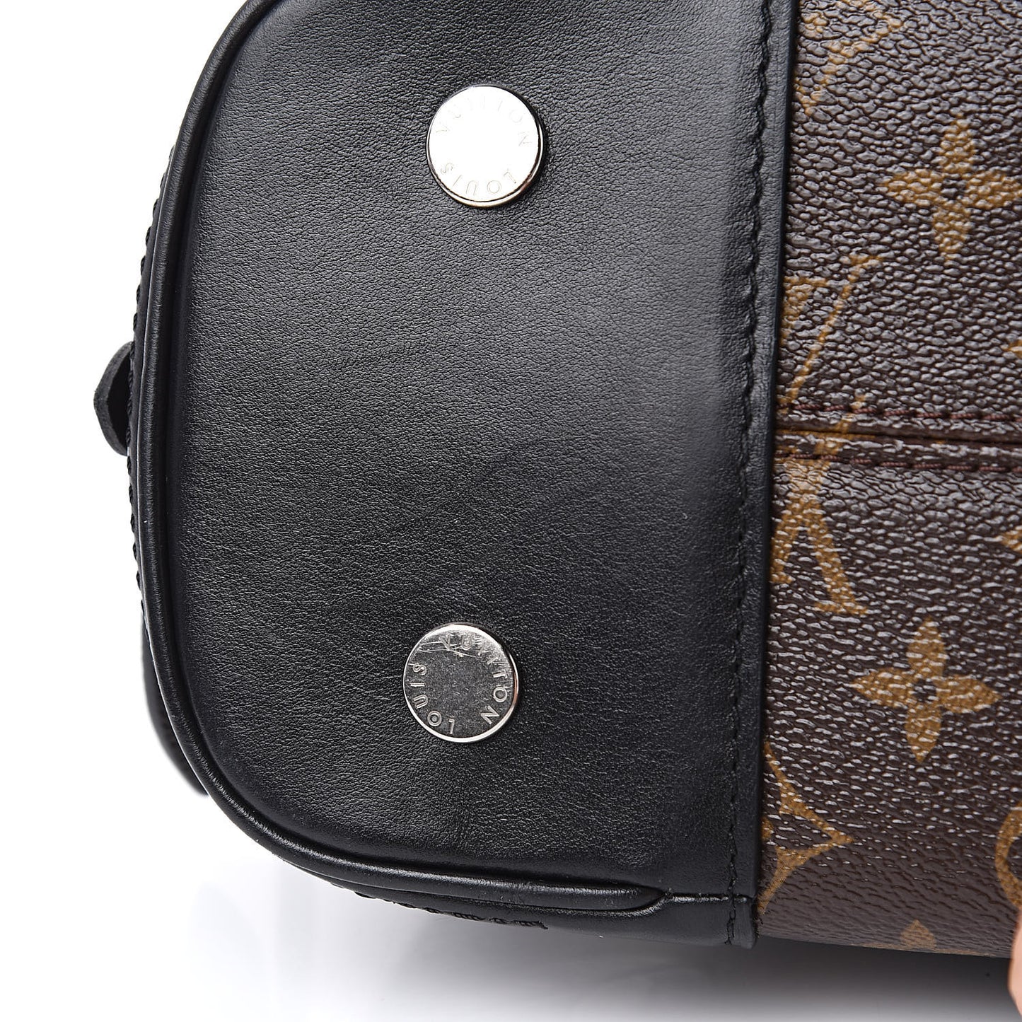 Shiny Monogram Alma PM Black