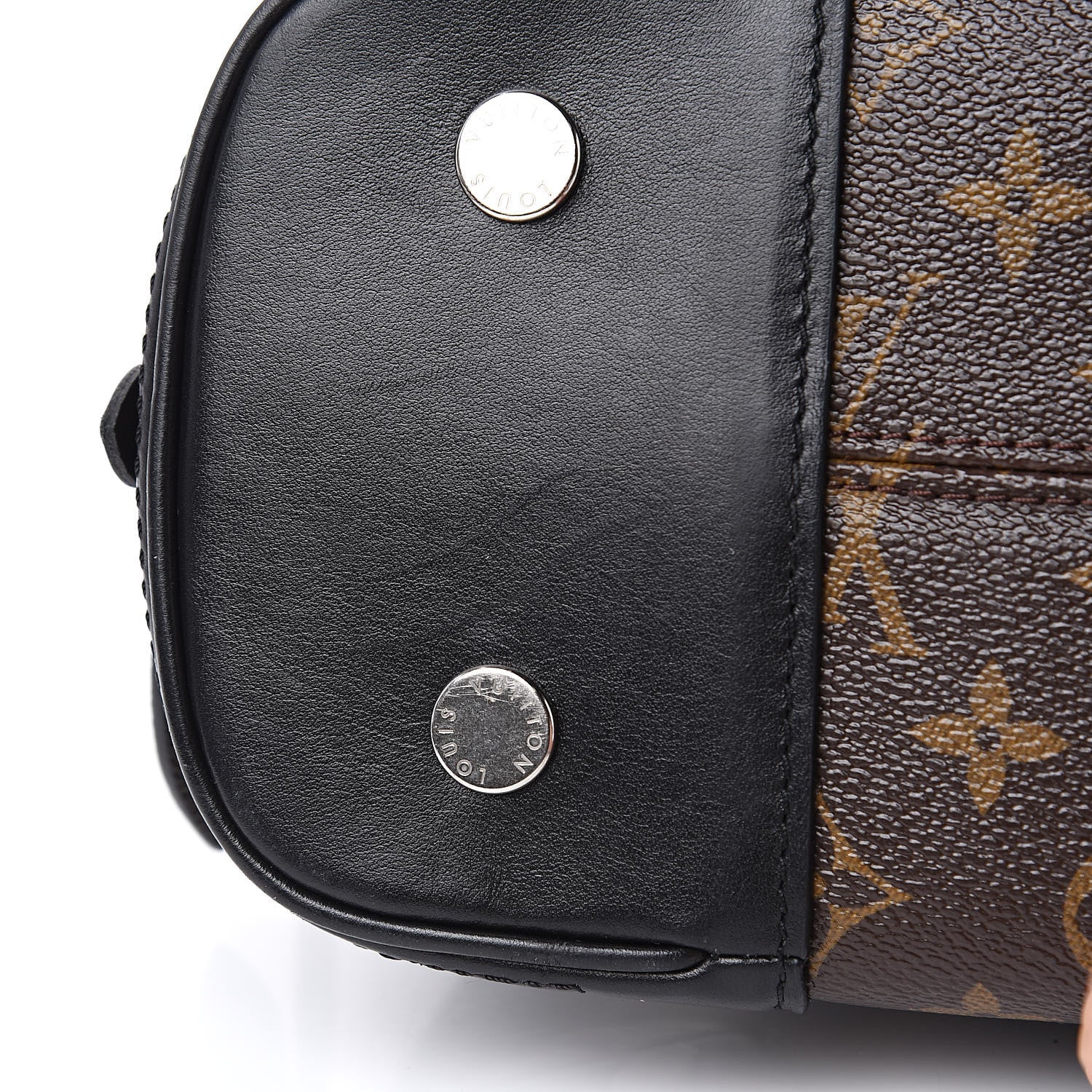 Louis Vuitton Shiny Monogram Alma PM Black 10 of 11