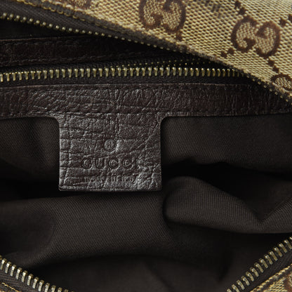 Gucci Monogram Medium Horsebit Chain Hobo Dark Brown 6 of 19