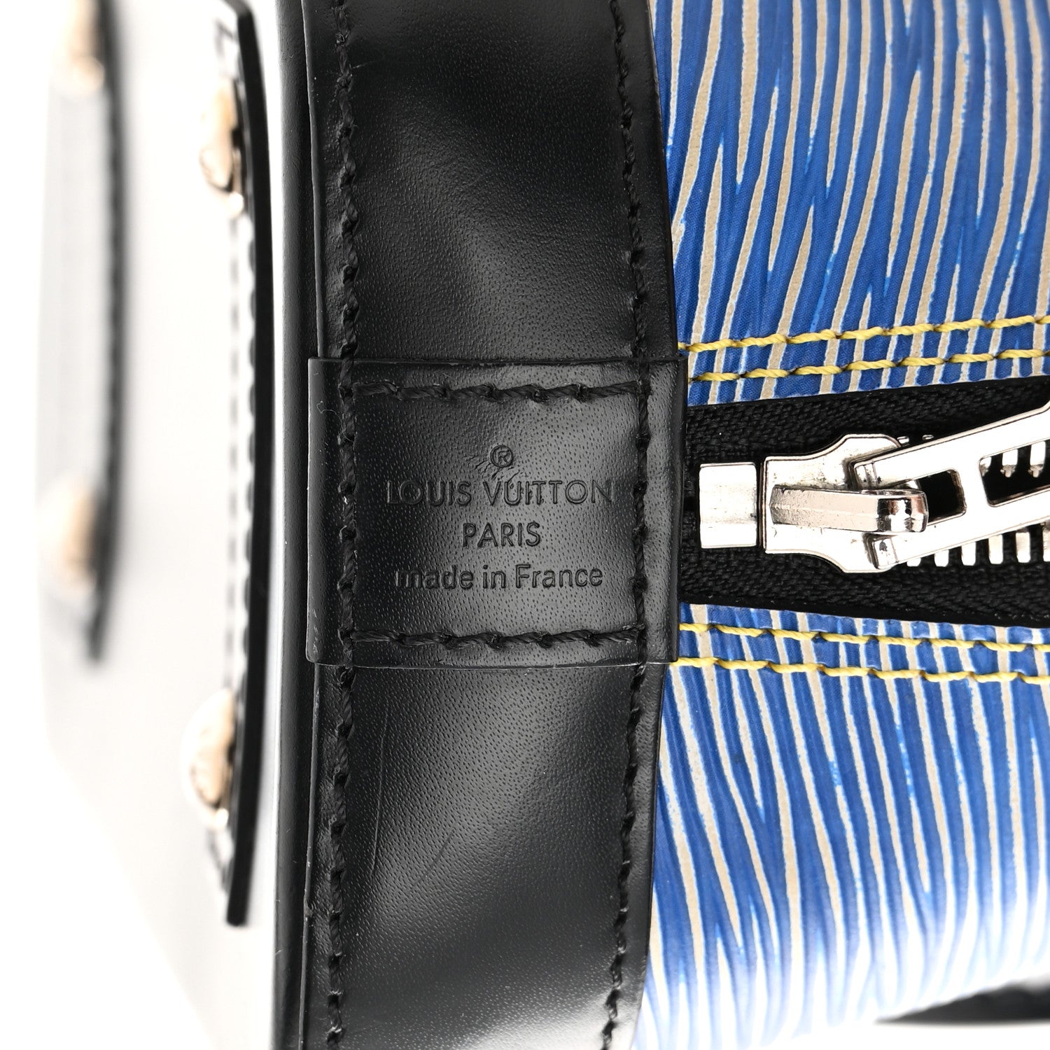 Louis Vuitton Epi Alma BB Denim Light 6 of 16