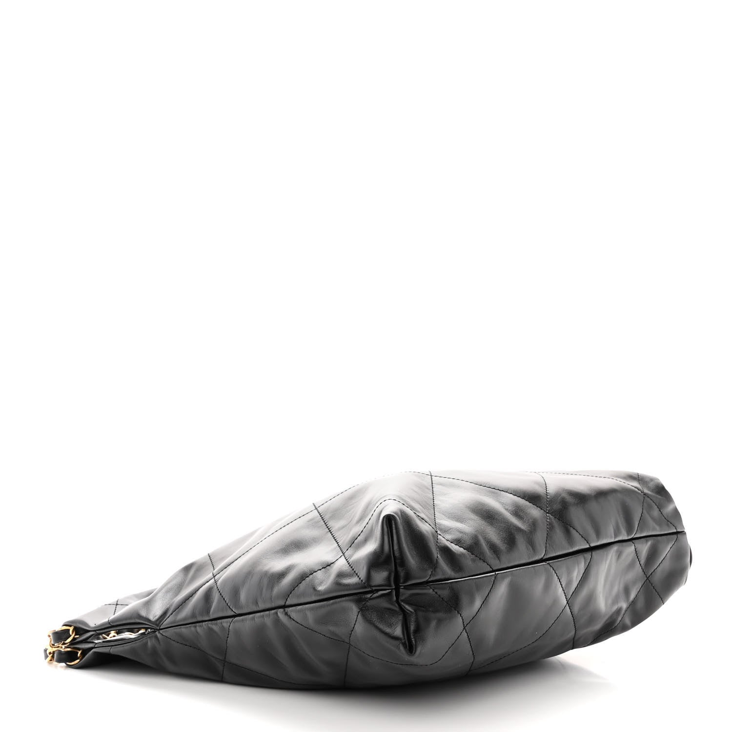 Chanel Shiny Calfskin Quilted Small Chanel 22 Black 4 of 10