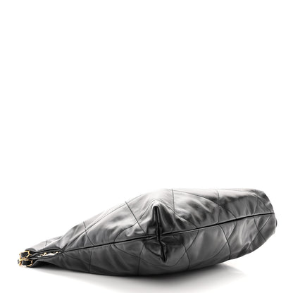 Chanel Shiny Calfskin Quilted Small Chanel 22 Black 4 of 10
