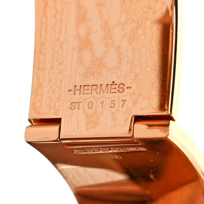 Hermes Enamel Wide Clic Clac H Bracelet PM Parme 4 of 6