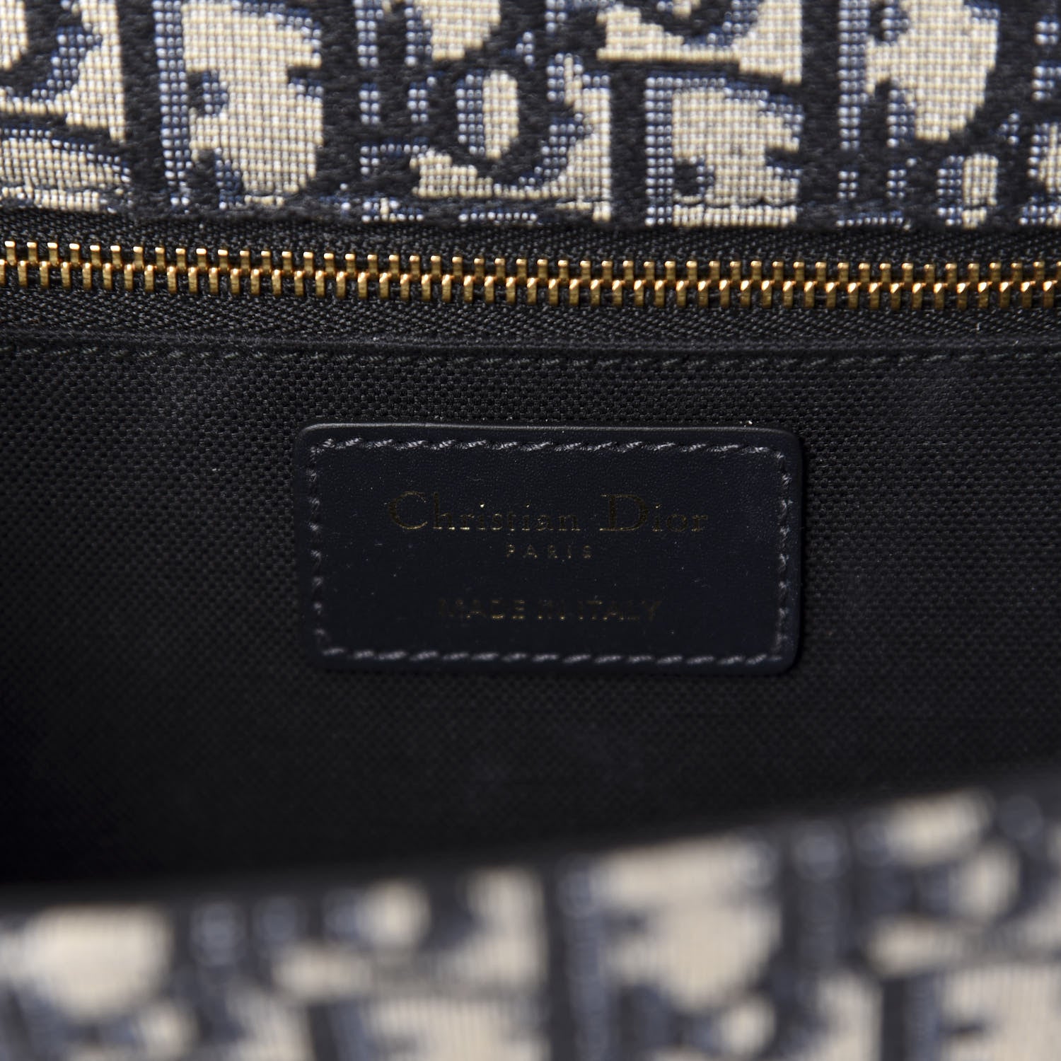 Christian Dior Oblique 30 Montaigne Flap Bag Blue 9 of 11