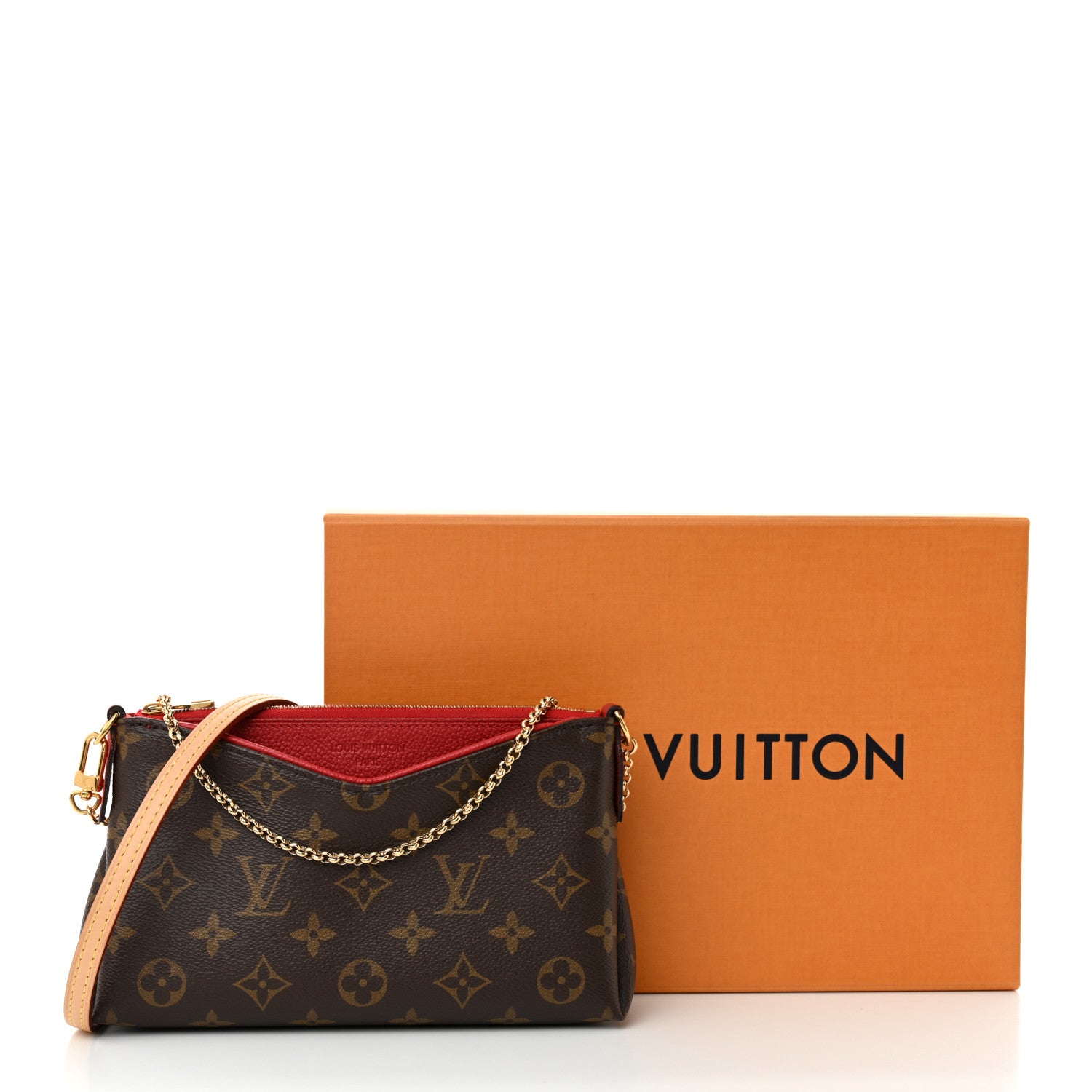 Louis Vuitton Monogram Pallas Clutch Cherry 11 of 11