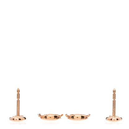 Hermes 18K Rose Gold TPM Farandole Stud Earrings 3 of 5