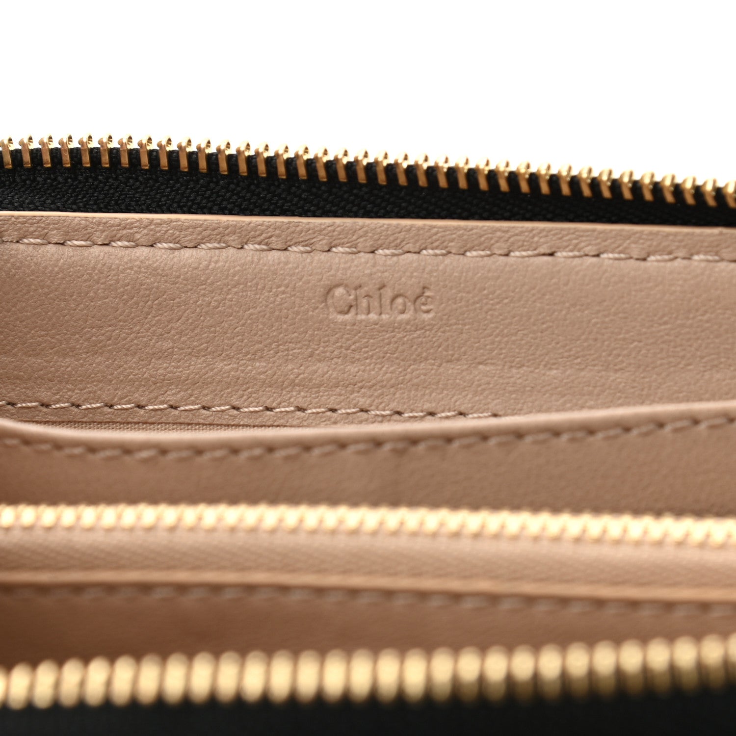 Chloe Grained Calfskin Marcie Long Zip Around Wallet Black 6 of 9