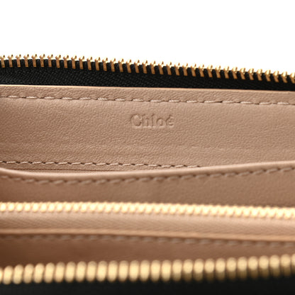 Chloe Grained Calfskin Marcie Long Zip Around Wallet Black 6 of 9