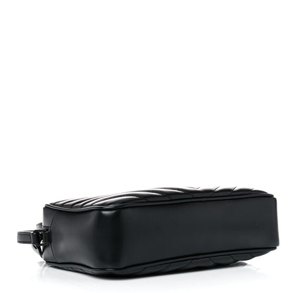 Saint Laurent Calfskin Matelasse Monogram Lou Camera Bag Black 4 of 12