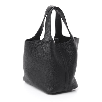 Hermes Taurillon Clemence Picotin Lock 18 PM Black 2 of 9