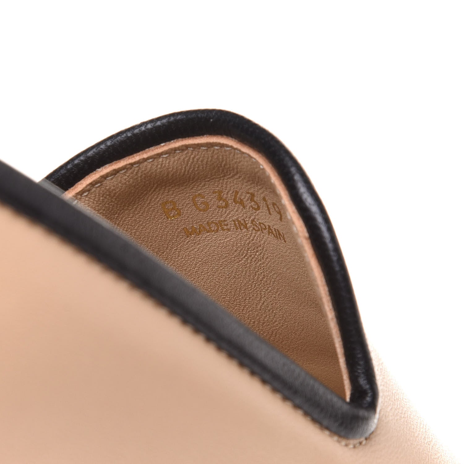Chanel Lambskin Chain CC Mocassin Loafer Espadrilles 35.5 Beige Black 9 of 10