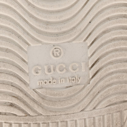 Gucci GG Supreme Monogram Bees Ayers Web Womens Ace Sneakers 38.5 Beige Oro Green Red 9 of 10