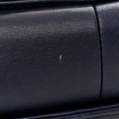 Chanel Lambskin Quilted New Medium Boy Flap Dark Blue 15 of 17