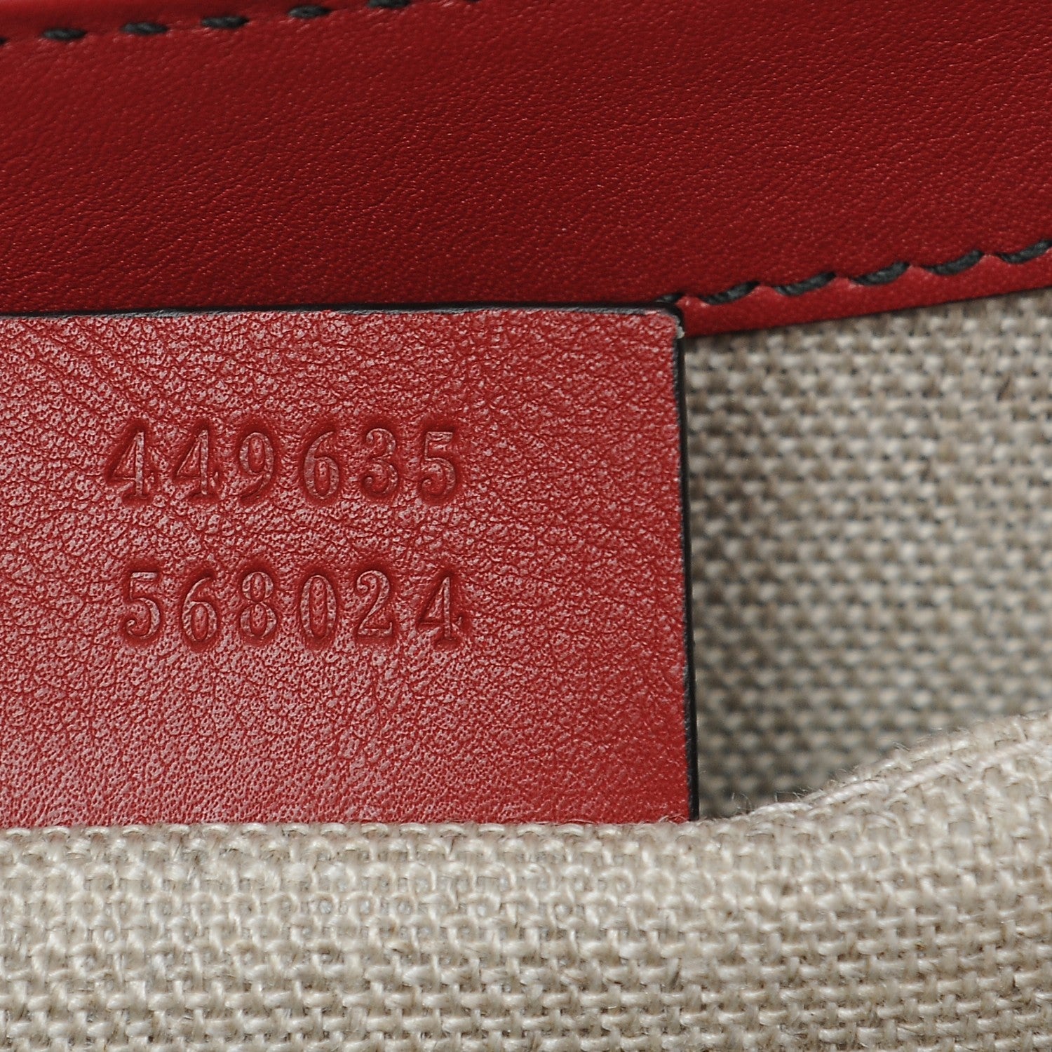 Gucci Microguccissima Medium Emily Chain Shoulder Bag Red 7 of 7