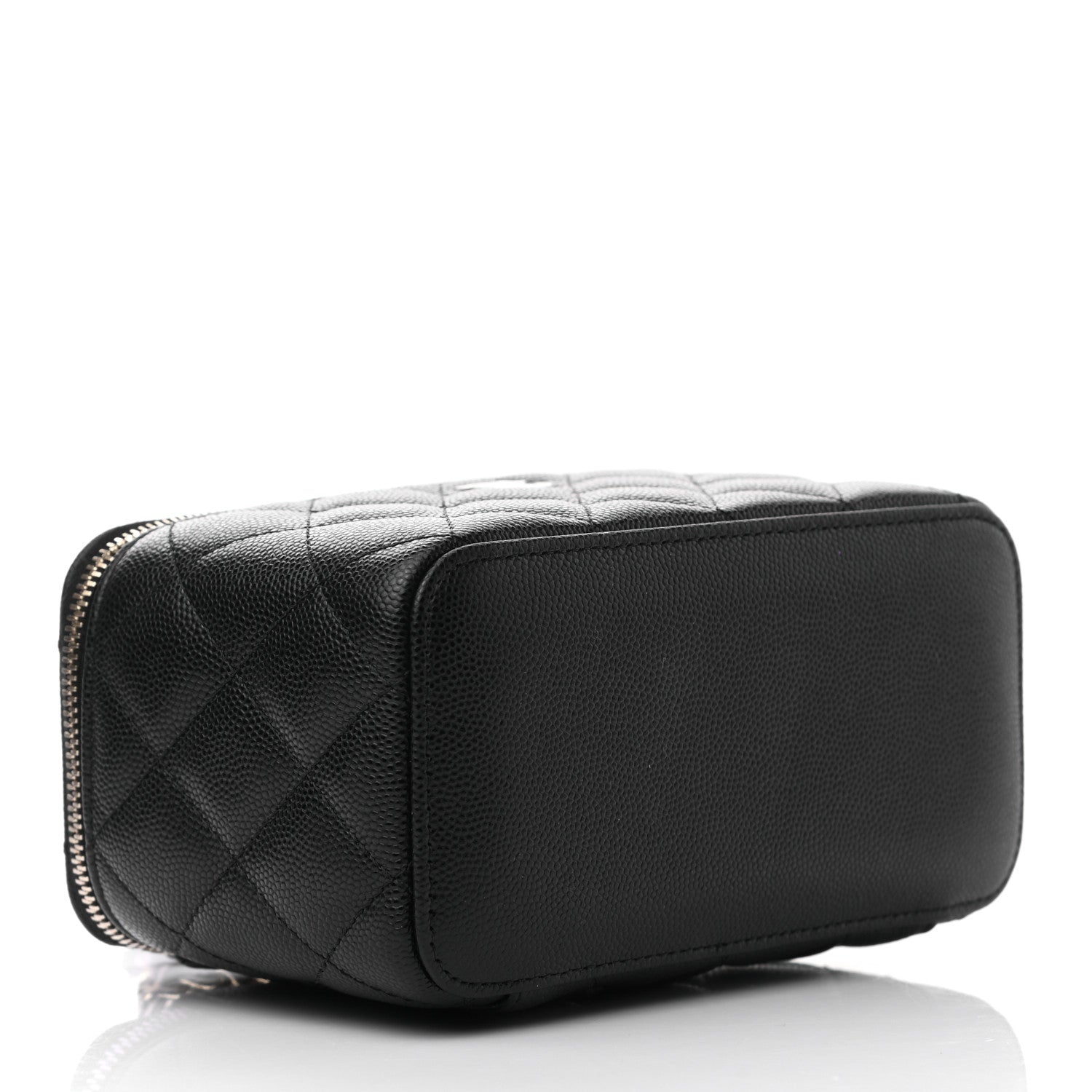 Chanel Caviar Quilted Small Vanity Case With Chain Black 4 of 7