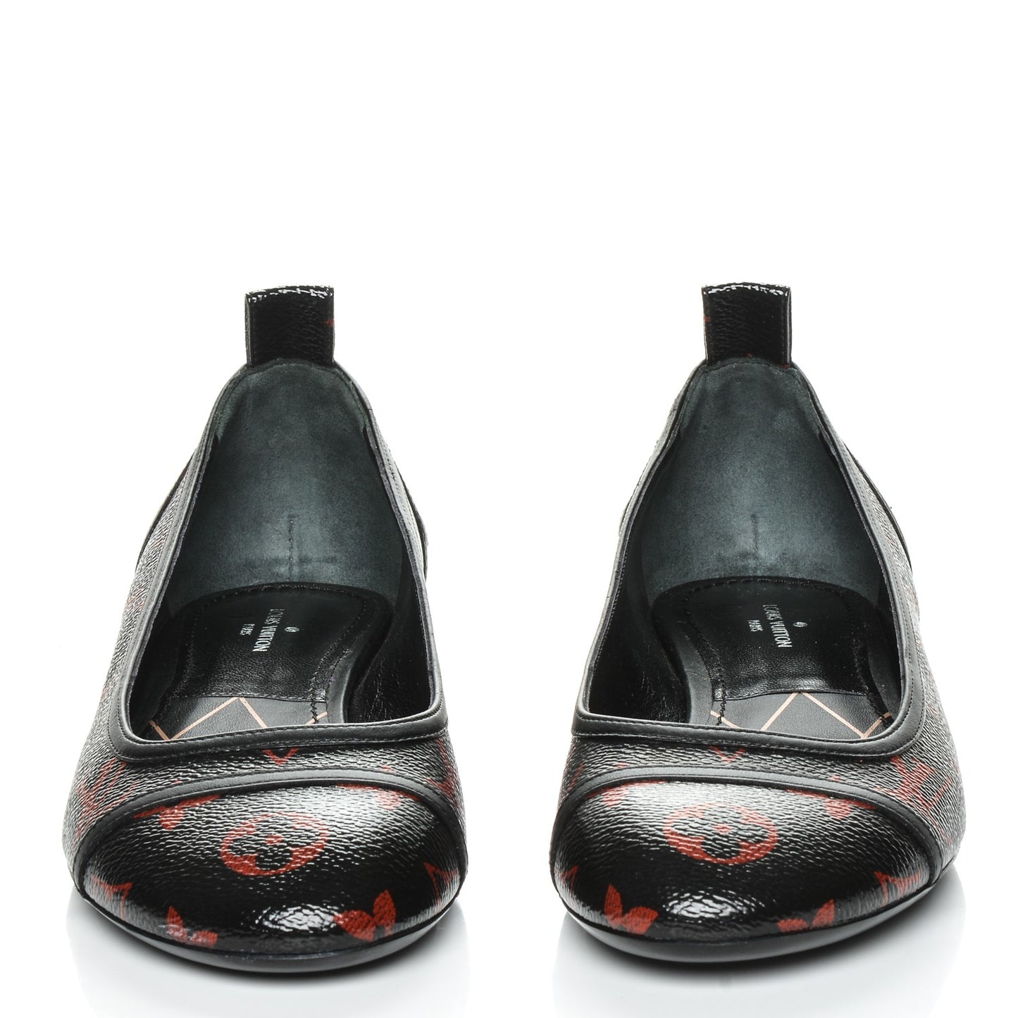 Monogram Infrarouge New Revival Ballerina Flats 36 Black