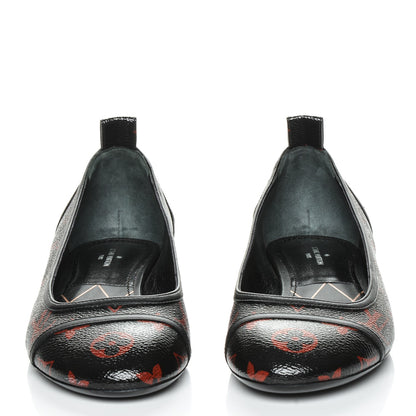 Louis Vuitton Monogram Infrarouge New Revival Ballerina Flats 36 Black 2 of 7