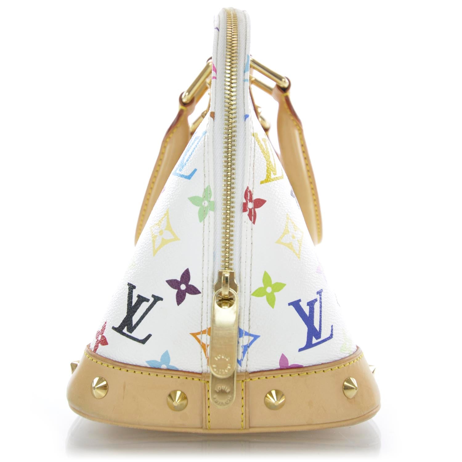 Louis Vuitton Monogram Multicolor Alma White 4 of 9