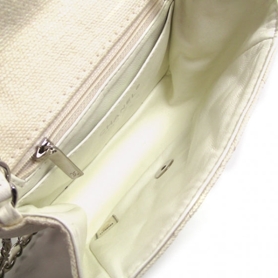 Chanel Pearl Trim Quilted Small Flap 12 of 12