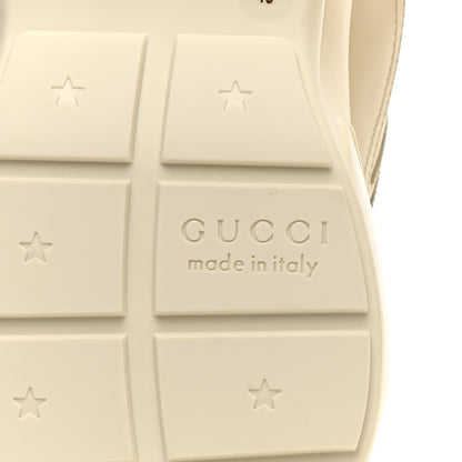 Gucci Calfskin Logo Womens Rhyton Sneakers 40 Ivory 8 of 10