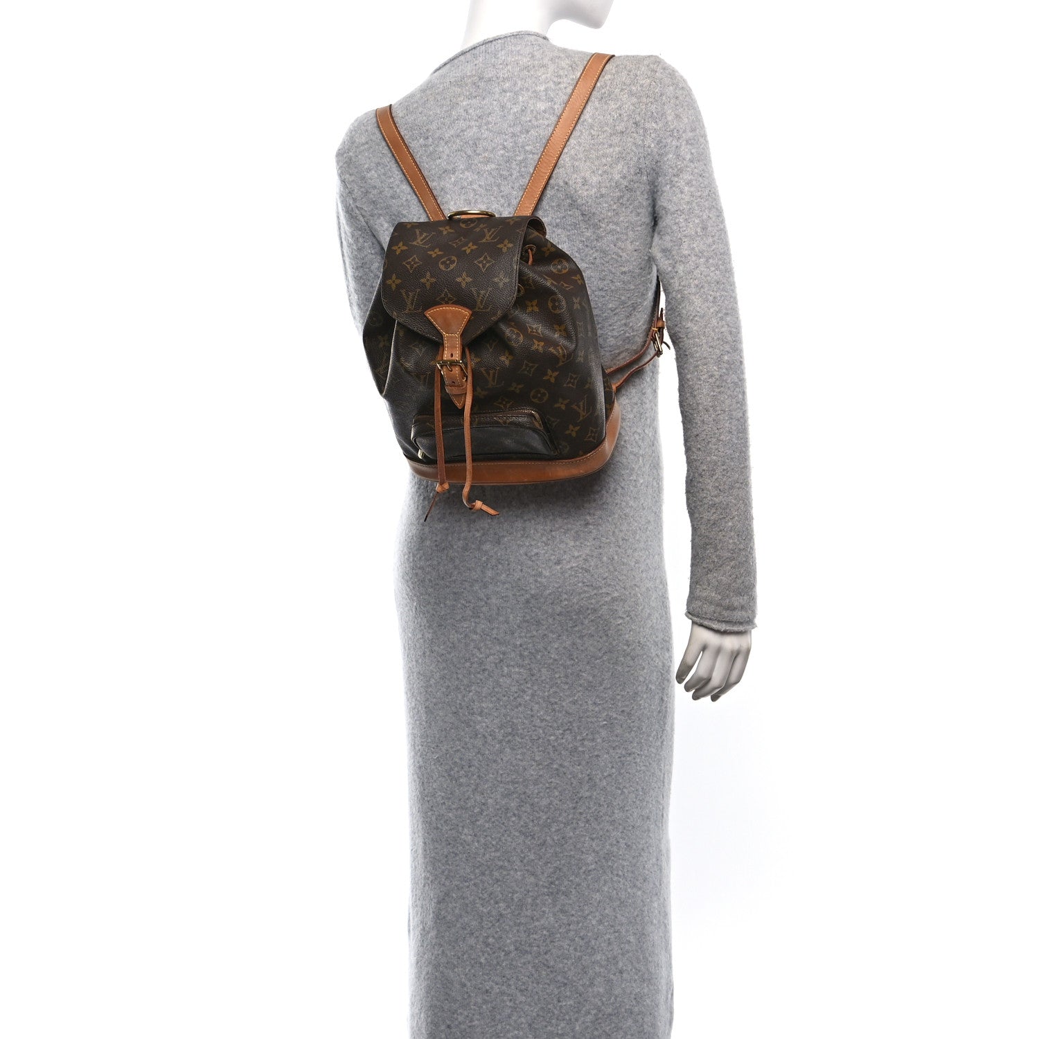 Louis Vuitton Monogram Montsouris MM Backpack 2 of 12