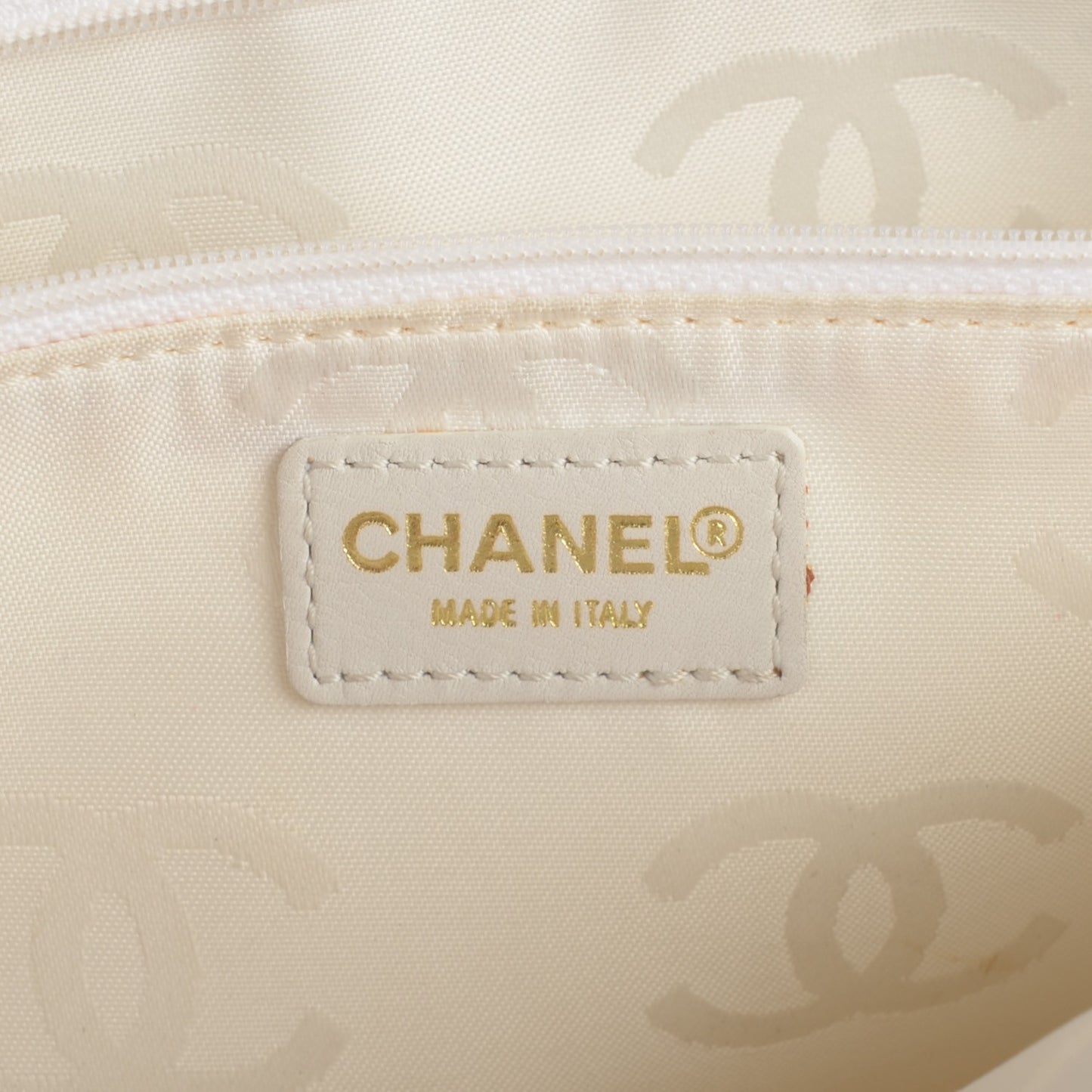 Calfskin Wild Stitch Surpique Top Handle Bag White