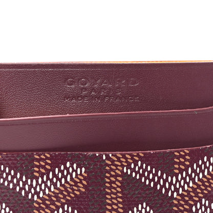 Goyard Goyardine Saint Sulpice Card Holder Bordeaux 6 of 6