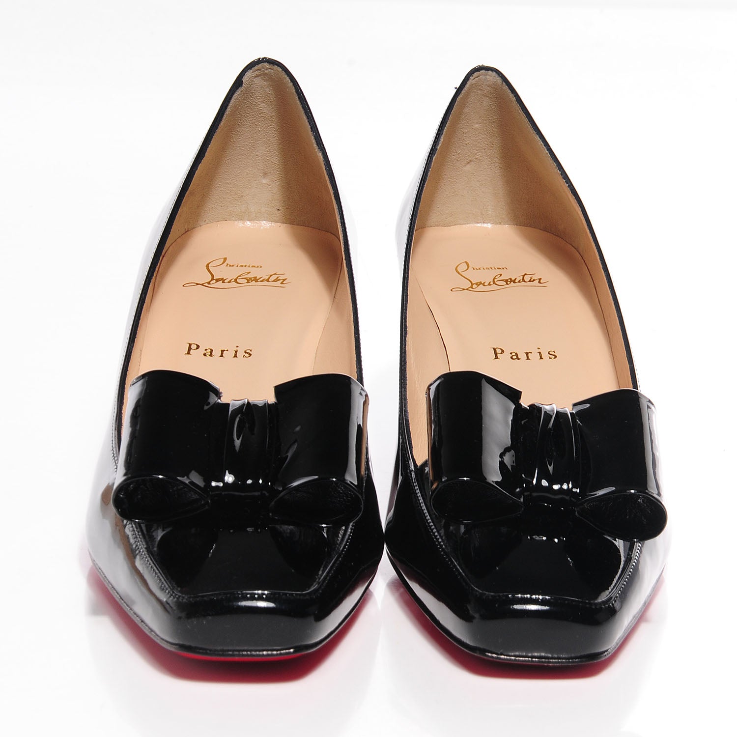 Christian Louboutin Patent Hortensia Pumps 40 Black 2 of 7