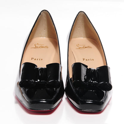 Christian Louboutin Patent Hortensia Pumps 40 Black 2 of 7