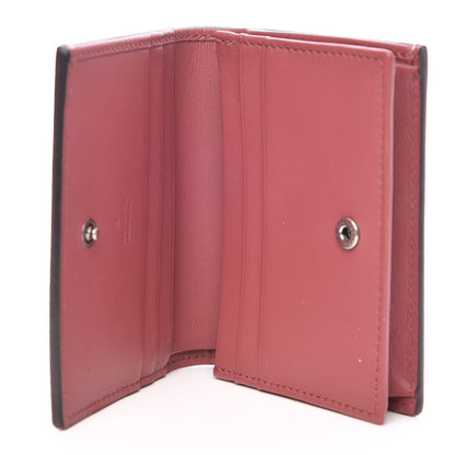 Gucci GG Supreme Monogram Blooms Card Case Beige Multicolor Dry Rose 5 of 7