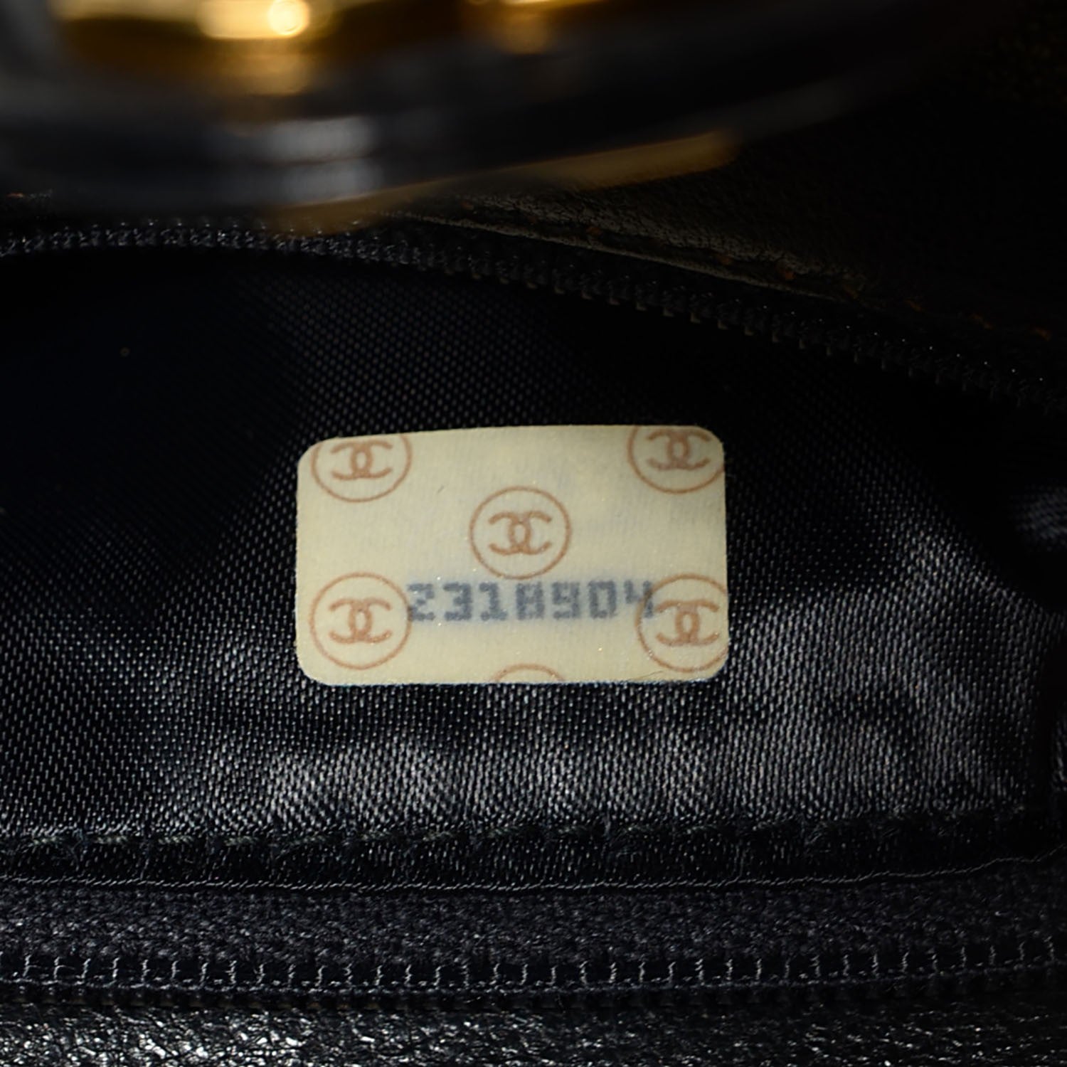 Chanel Lambskin Quilted Shoulder Bag Black 8 of 9