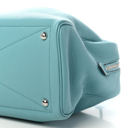Hermes Taurillon Clemence Victoria II 35 Bleu Saint Cyr 8 of 8