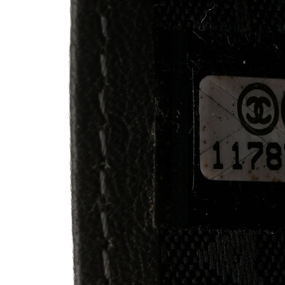 Chanel Grained Patent CC Yen Wallet Brown 8 of 8