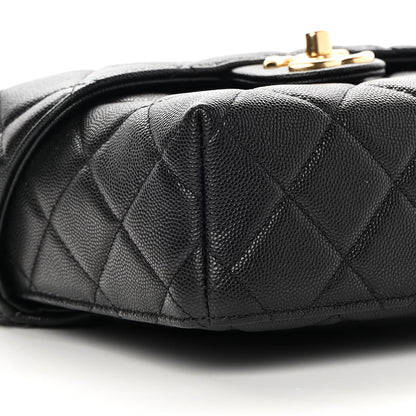 Chanel Caviar Quilted Handy Box Vanity Case Black 9 of 12
