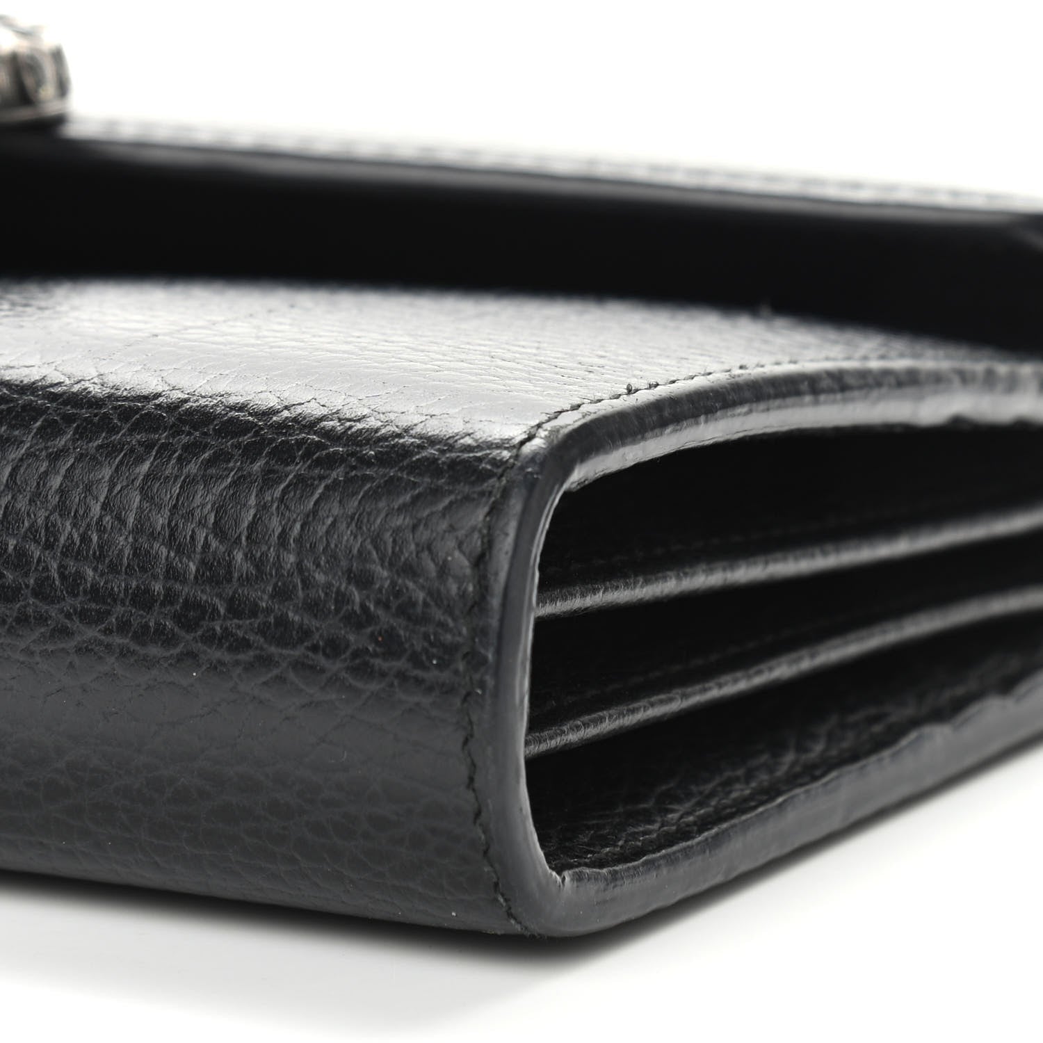 Gucci Calfskin Mini Dionysus Chain Wallet Black 9 of 13