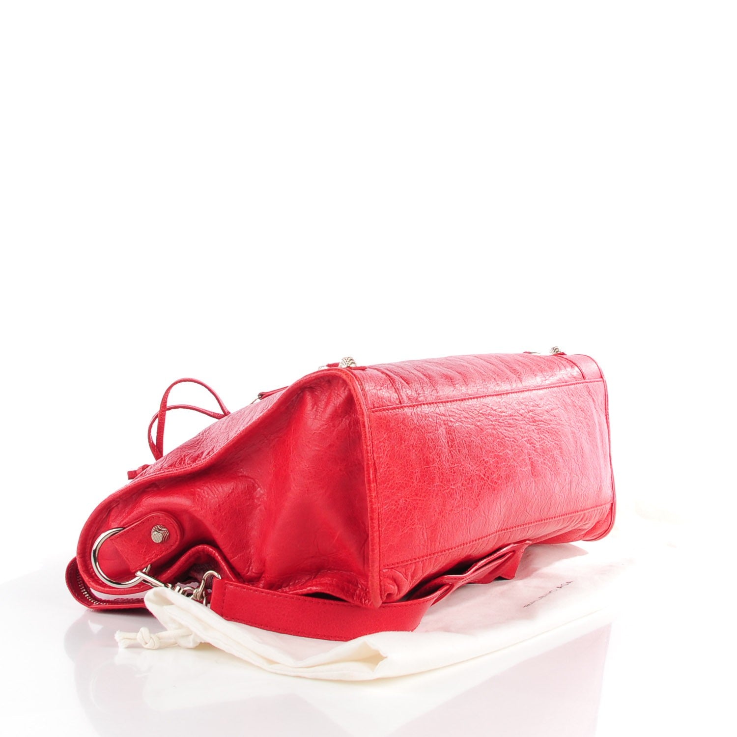 Balenciaga Agneau Giant 12 Silver Hardware City Coquelicot 4 of 13