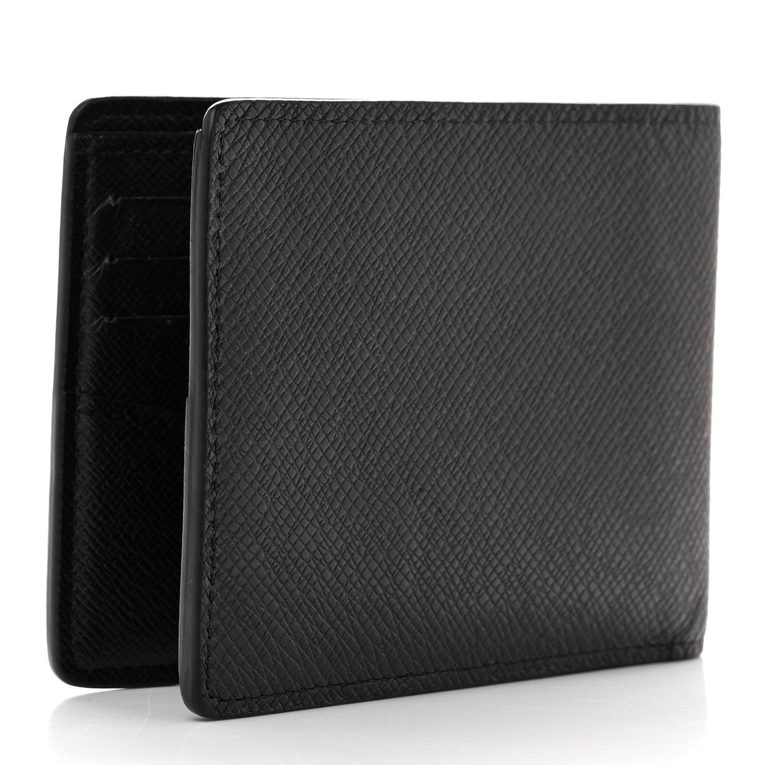Louis Vuitton Taiga Slender Wallet Black 3 of 6