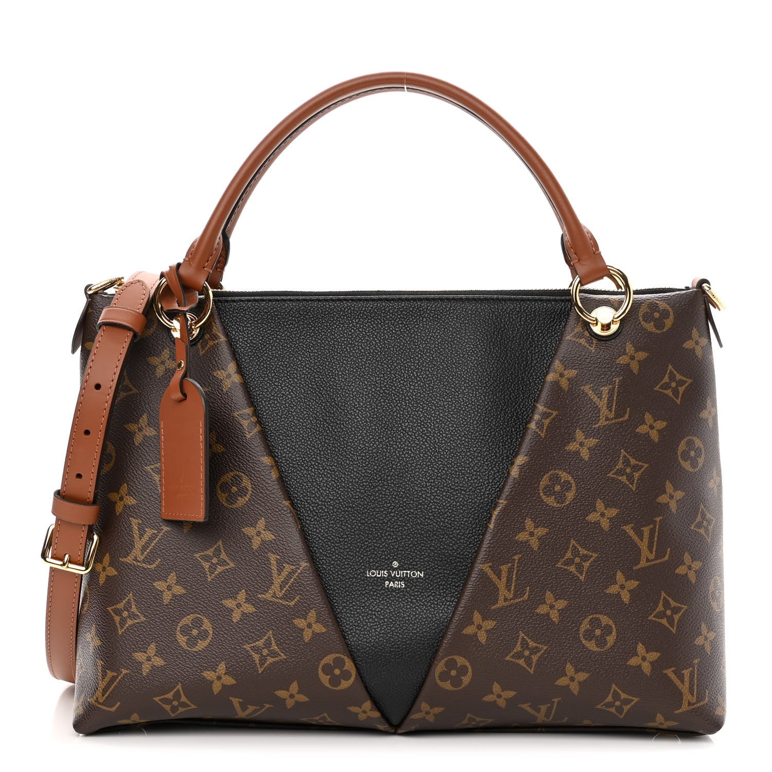 Louis Vuitton Monogram V Tote MM Black 1 of 10
