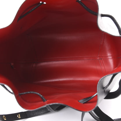 Mansur Gavriel Saffiano Bucket Bag Black Flamma 4 of 11