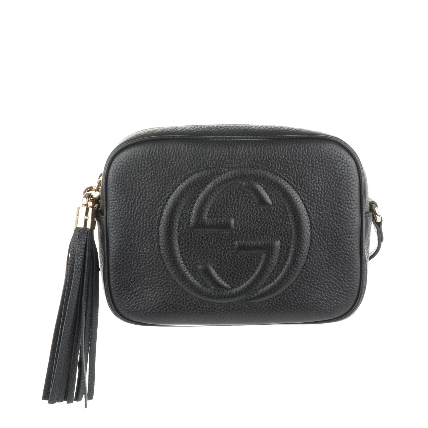 Gucci Pebbled Calfskin Small Soho Disco Bag Black 1 of 7