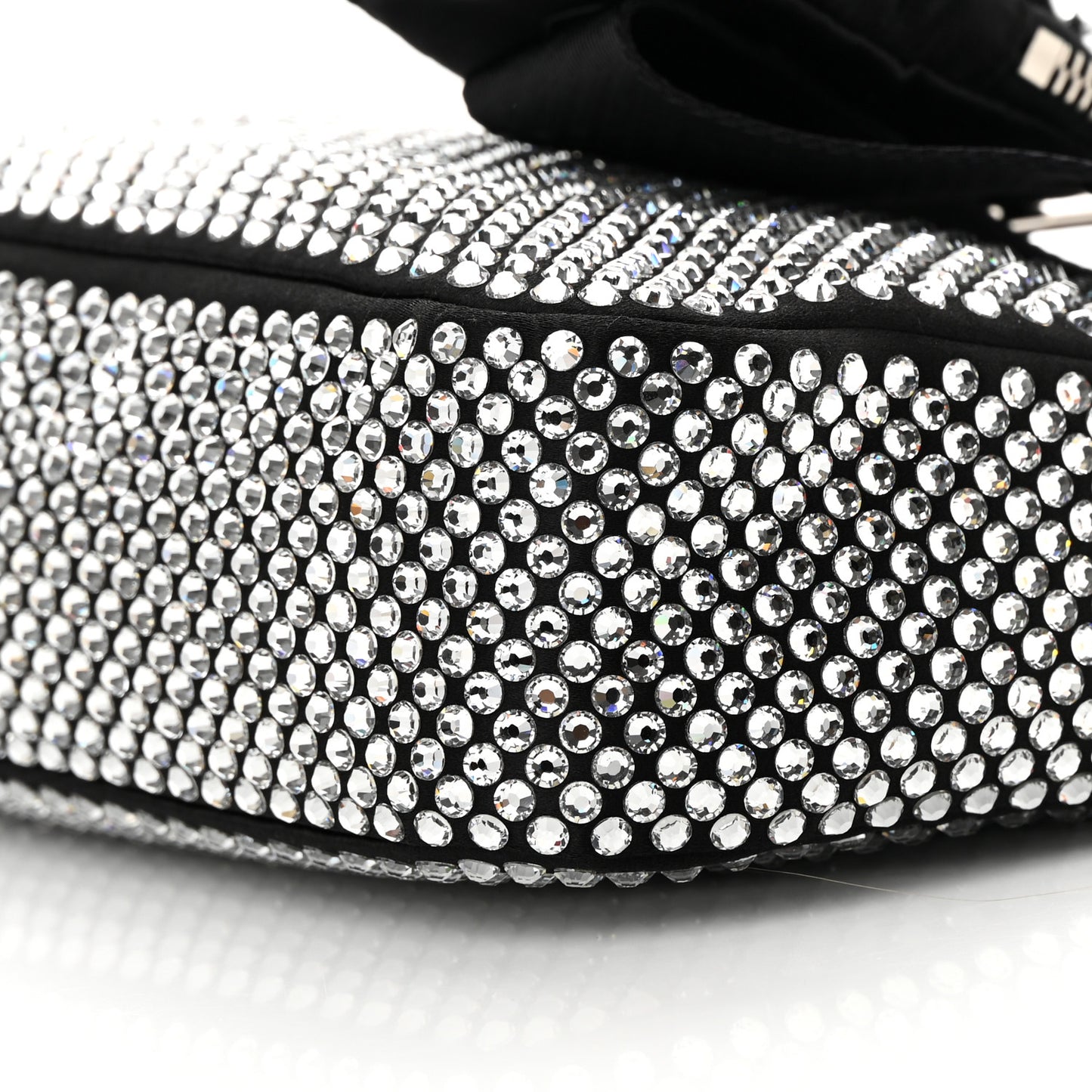 Satin Crystal Re-Edition 2005 Shoulder Bag Cristal