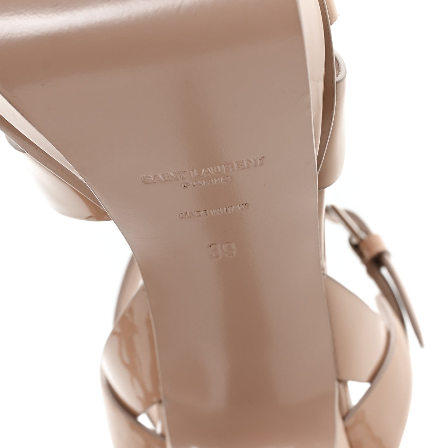 Patent Tribute 105 Platform Sandals 39 Nude