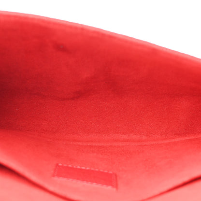 Louis Vuitton Damier Ebene Pochette Felicie Chain Wallet 6 of 12