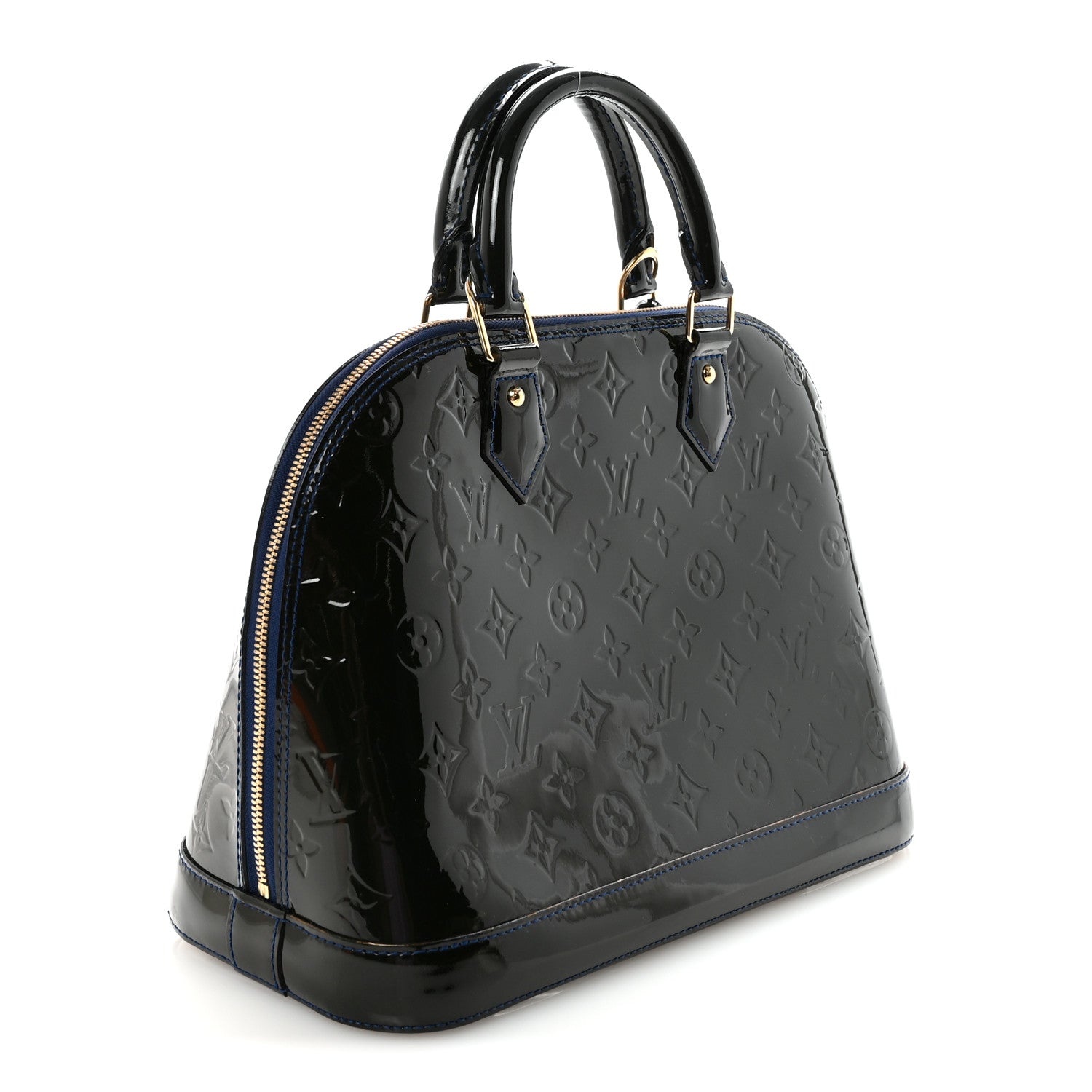 Louis Vuitton Vernis Alma PM Blue Infini 3 of 9