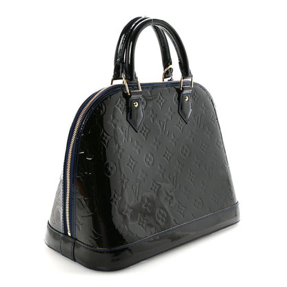 Louis Vuitton Vernis Alma PM Blue Infini 3 of 9