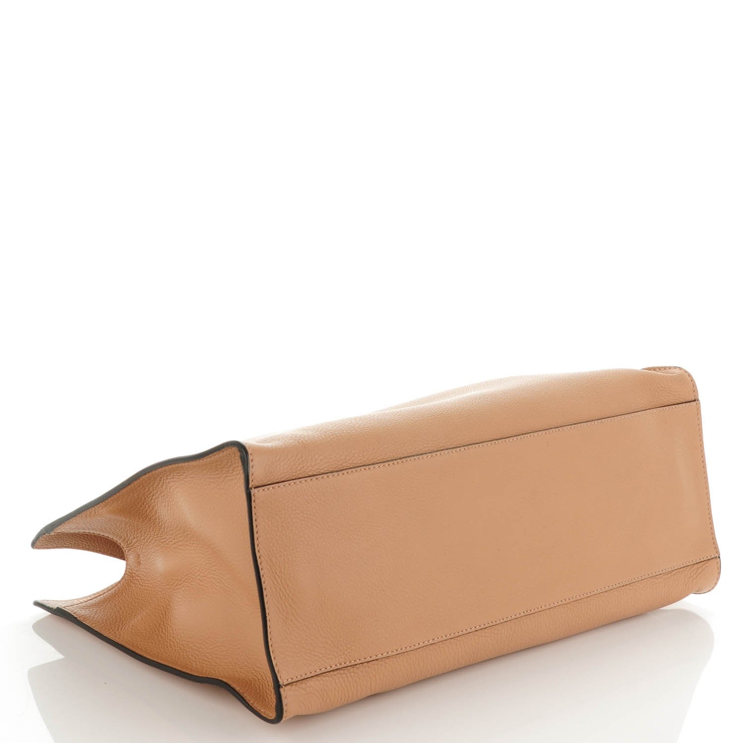 Gucci Calfskin Medium Bamboo Daily Shopper Camelia 4 of 6