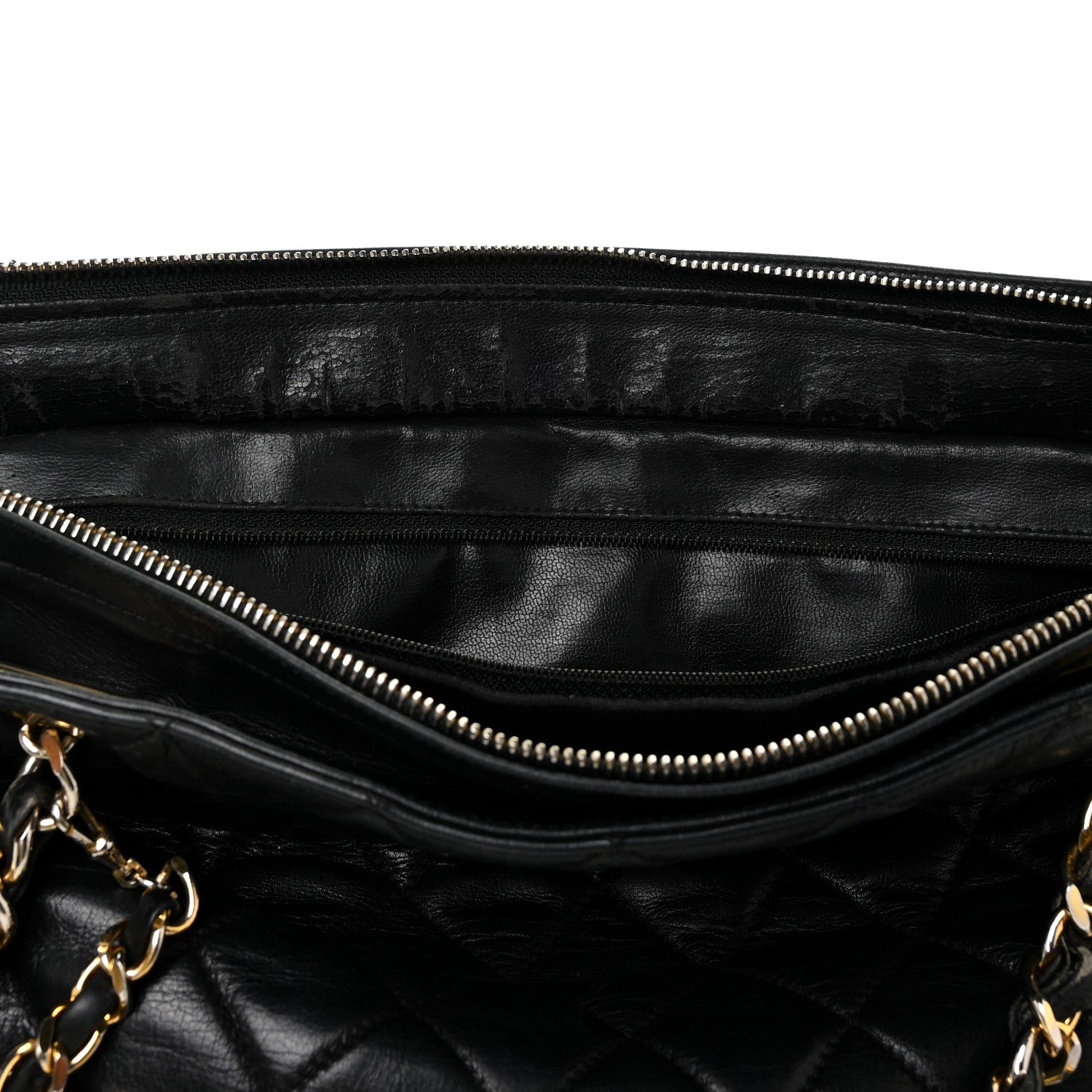 Chanel Lambskin Quilted Tote Black 11 of 30