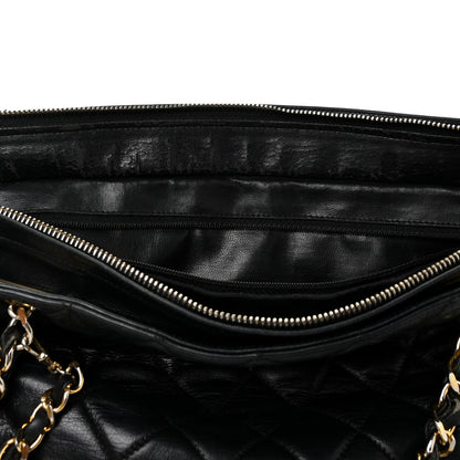 Chanel Lambskin Quilted Tote Black 11 of 30