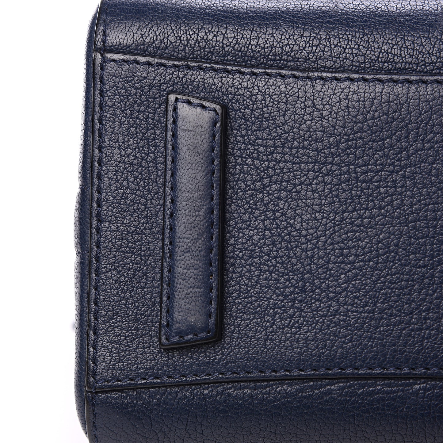 Sugar Goatskin Mini Antigona Navy