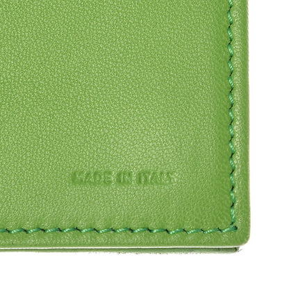 Fendi Nappa Logo Embossed Long Wallet On Chain Green 6 of 9